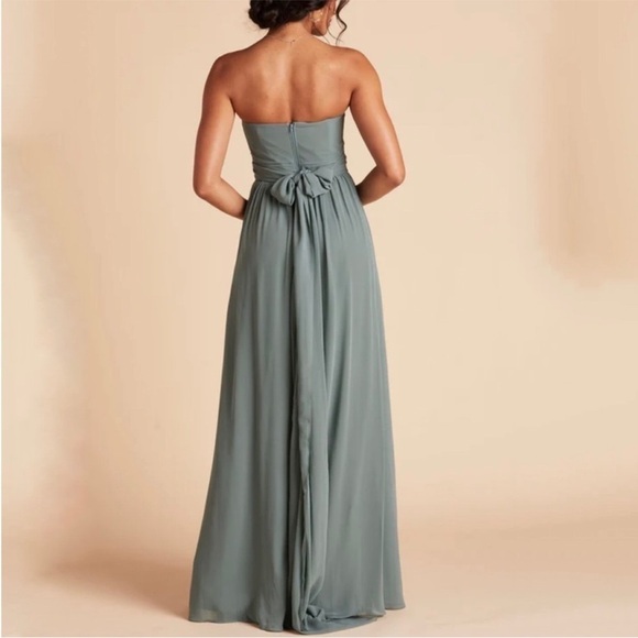 Birdy Grey Sea Glass Grace Bridesmaid Convertible Chiffon Dress - Picture 3 of 15